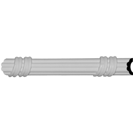 Ekena Millwork Panel Molding, Urethane, 12 in L, 1-7/8 in H SAMPLE-PML01X01RE